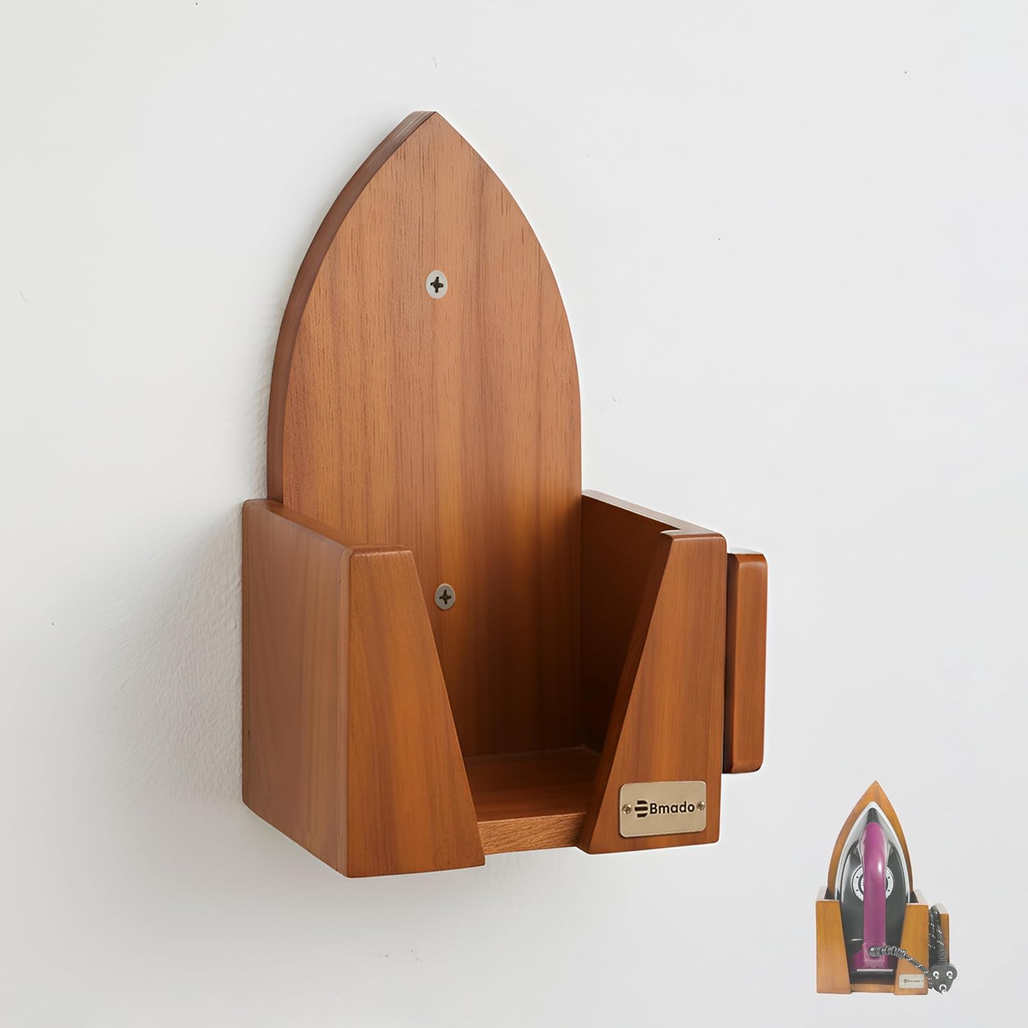 Wooden Iron Press Holder